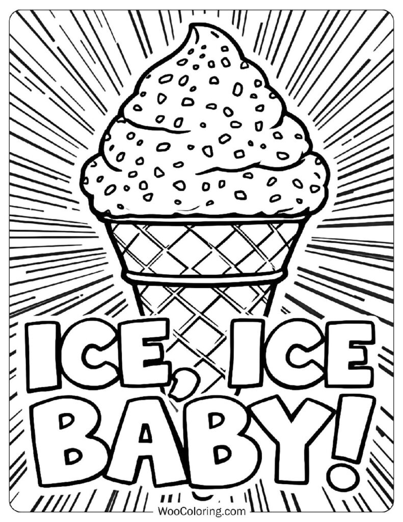 40 Ice Cream Coloring Pages Free PDF To Print Woo Coloring