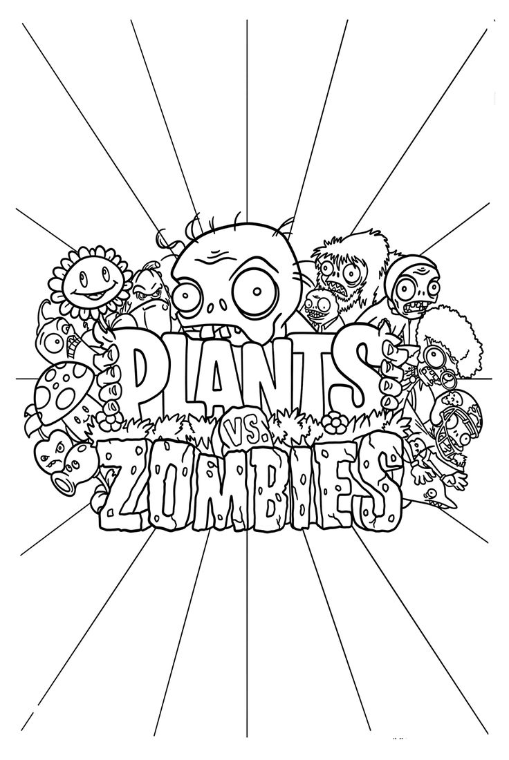 40 Plants Vs Zombies Coloring Pages Free Printable PDF Online Coloring