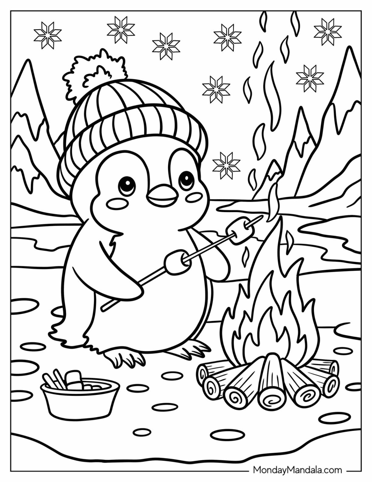 coloring pics of penguins coloring pics of penguins