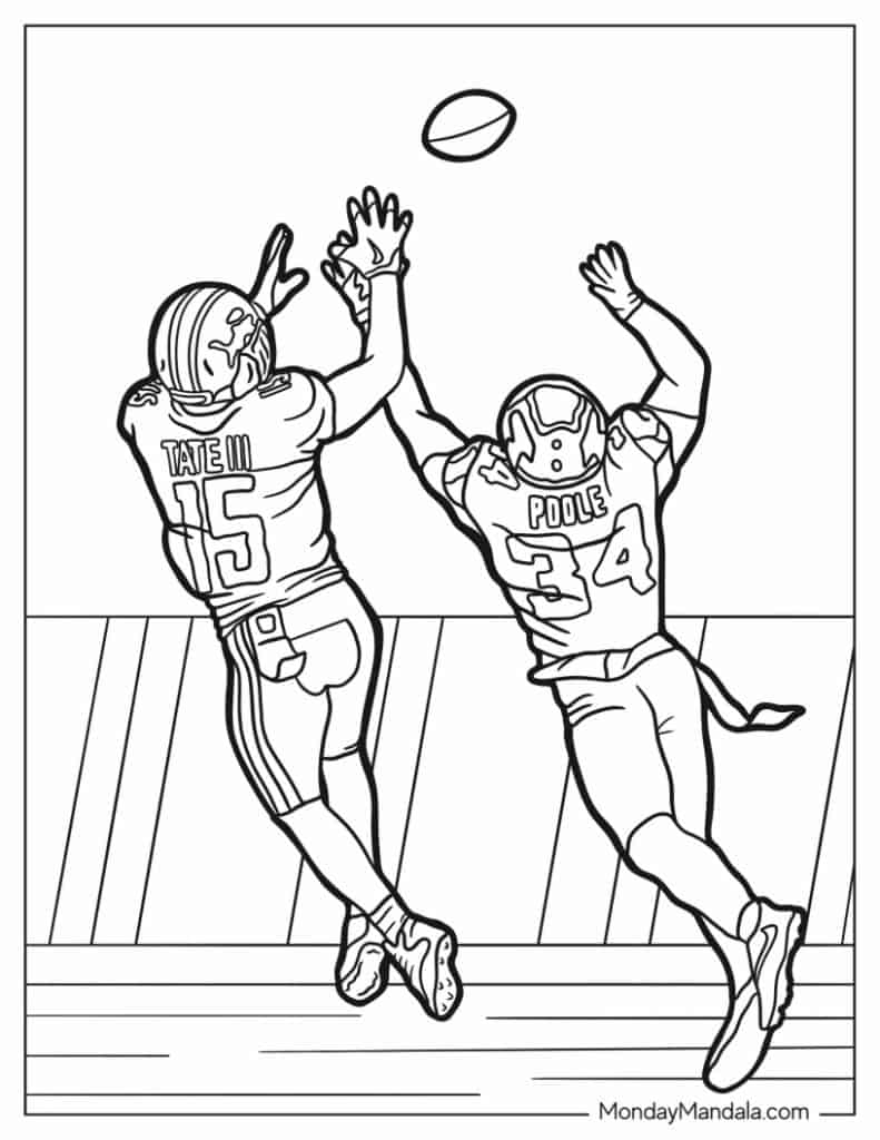 42 Football Coloring Pages Free PDF Printables 42 Football Coloring Pages Free PDF Printables