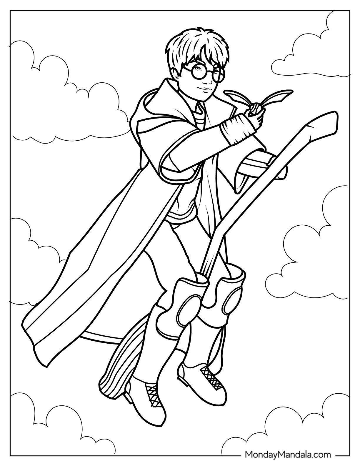 coloring pages harry potter