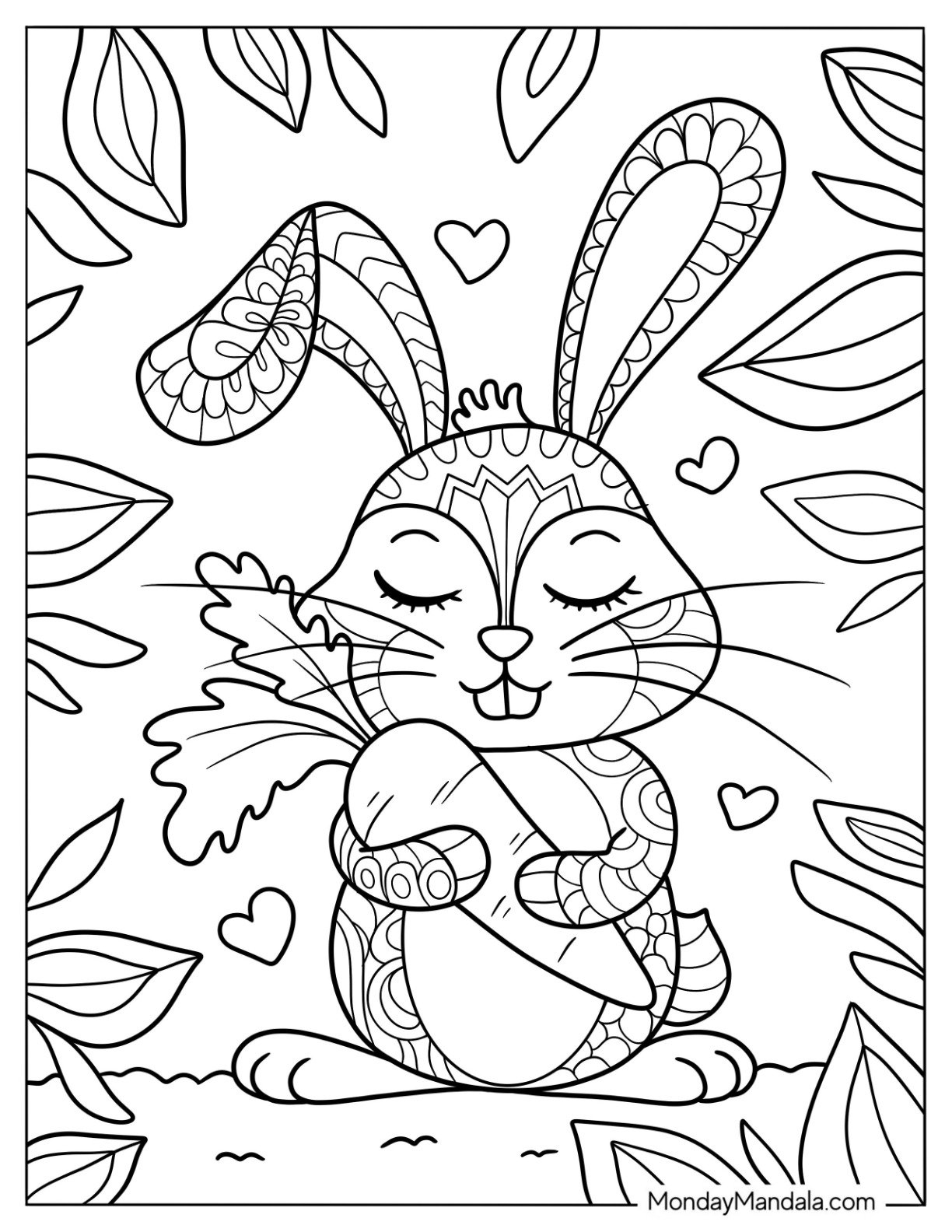 coloring pages of rabbits coloring pages of rabbits