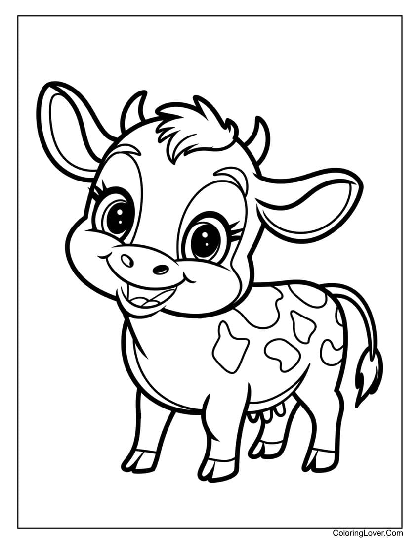45 Cow Coloring Pages Free Printables For All Ages