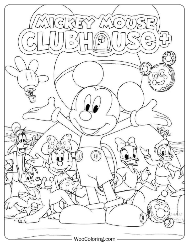 mickey mouse coloring sheet