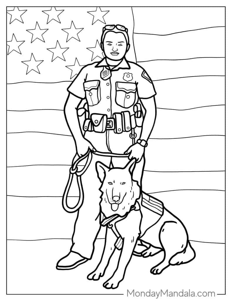 48 Police Coloring Pages Free PDF Printables 48 Police Coloring Pages Free PDF Printables