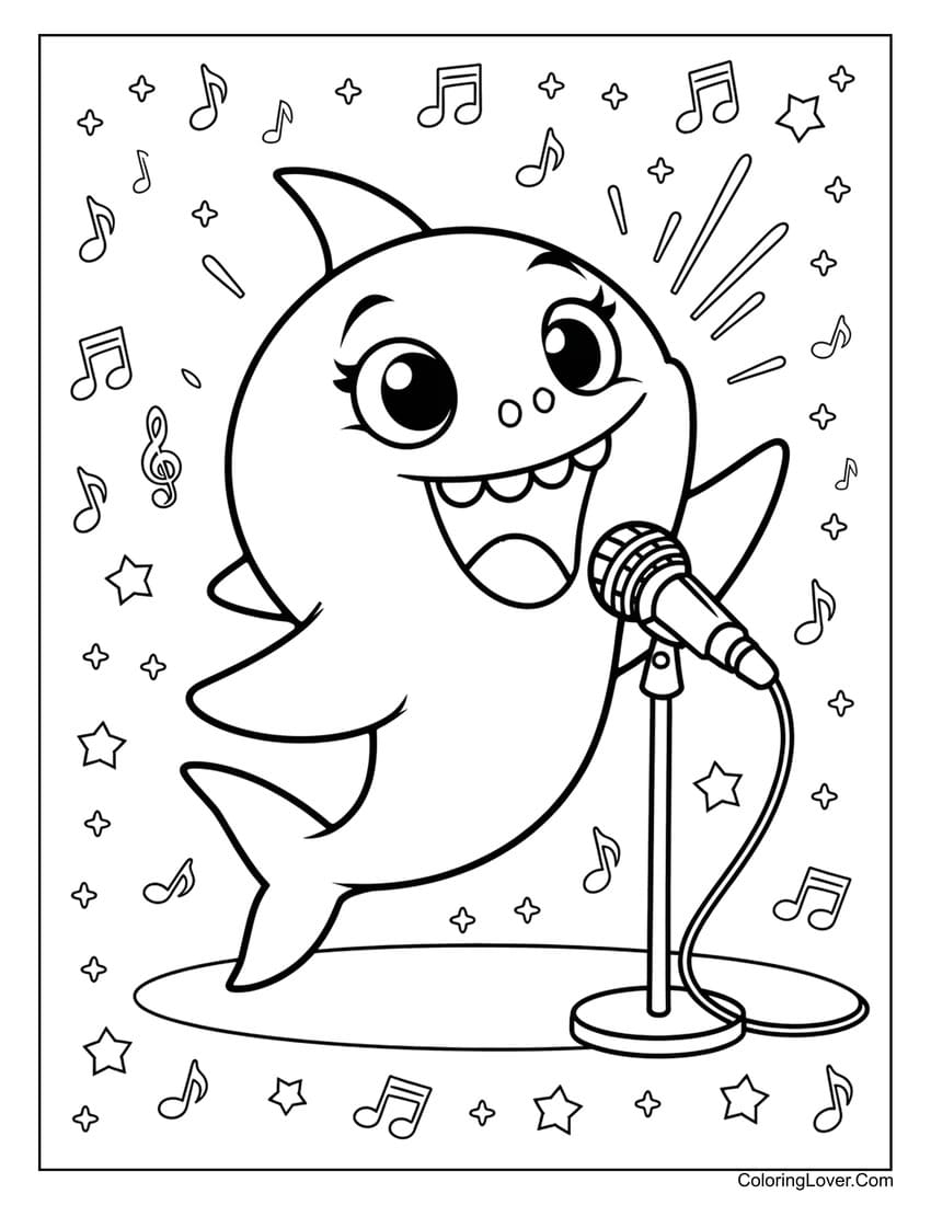 48 Shark Coloring Pages Free Printables For All Ages 