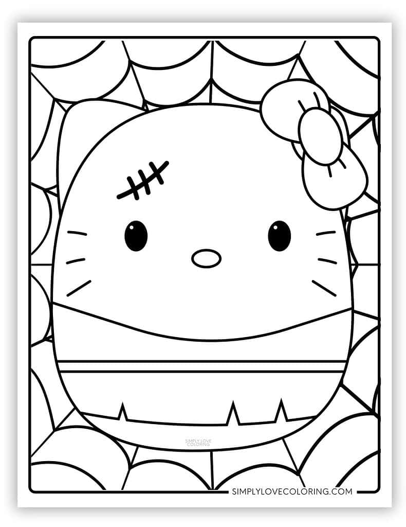 48 Squishmallow Sanrio Coloring Pages Free PDF Printables Simply Love Coloring