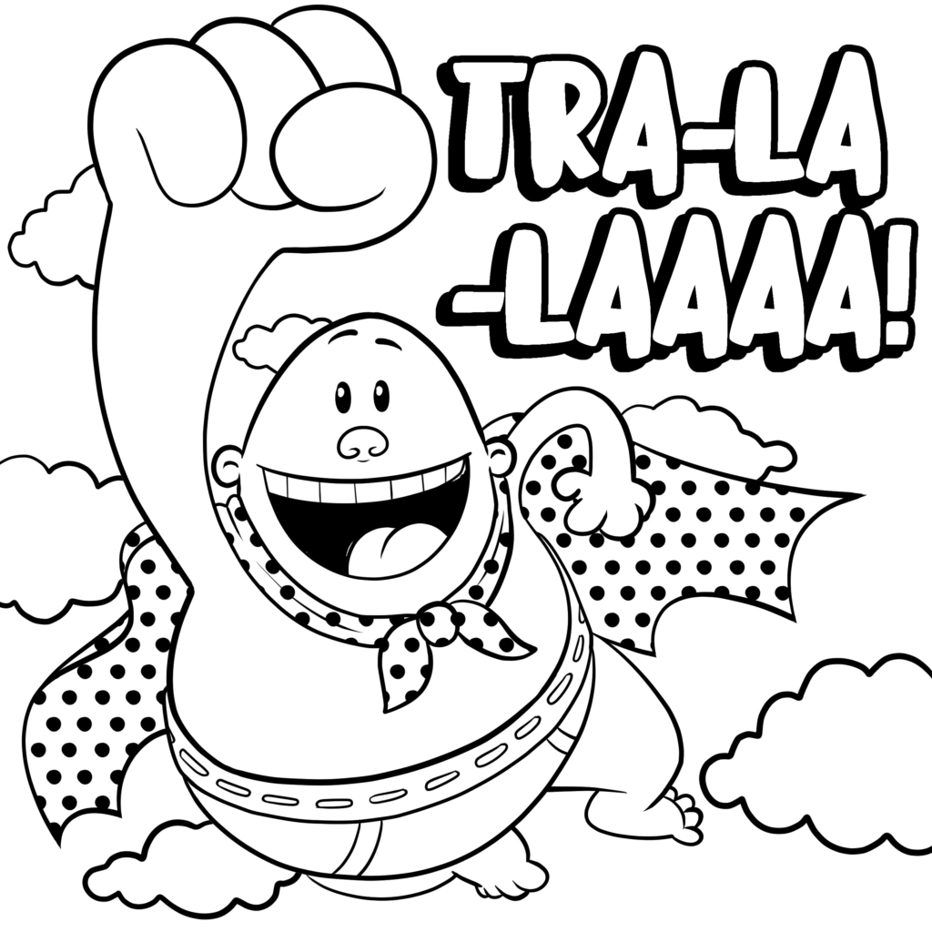 5 Captain Underpants Coloring Pages TheToyZone