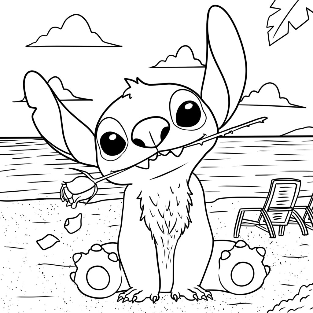 5 Free Printable Lilo And Stitch Coloring Pages TheToyZone