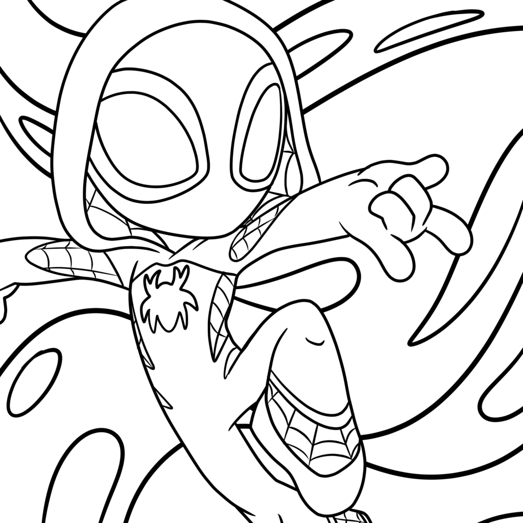 5 Spidey And His Amazing Friends Coloring Pages TheToyZone