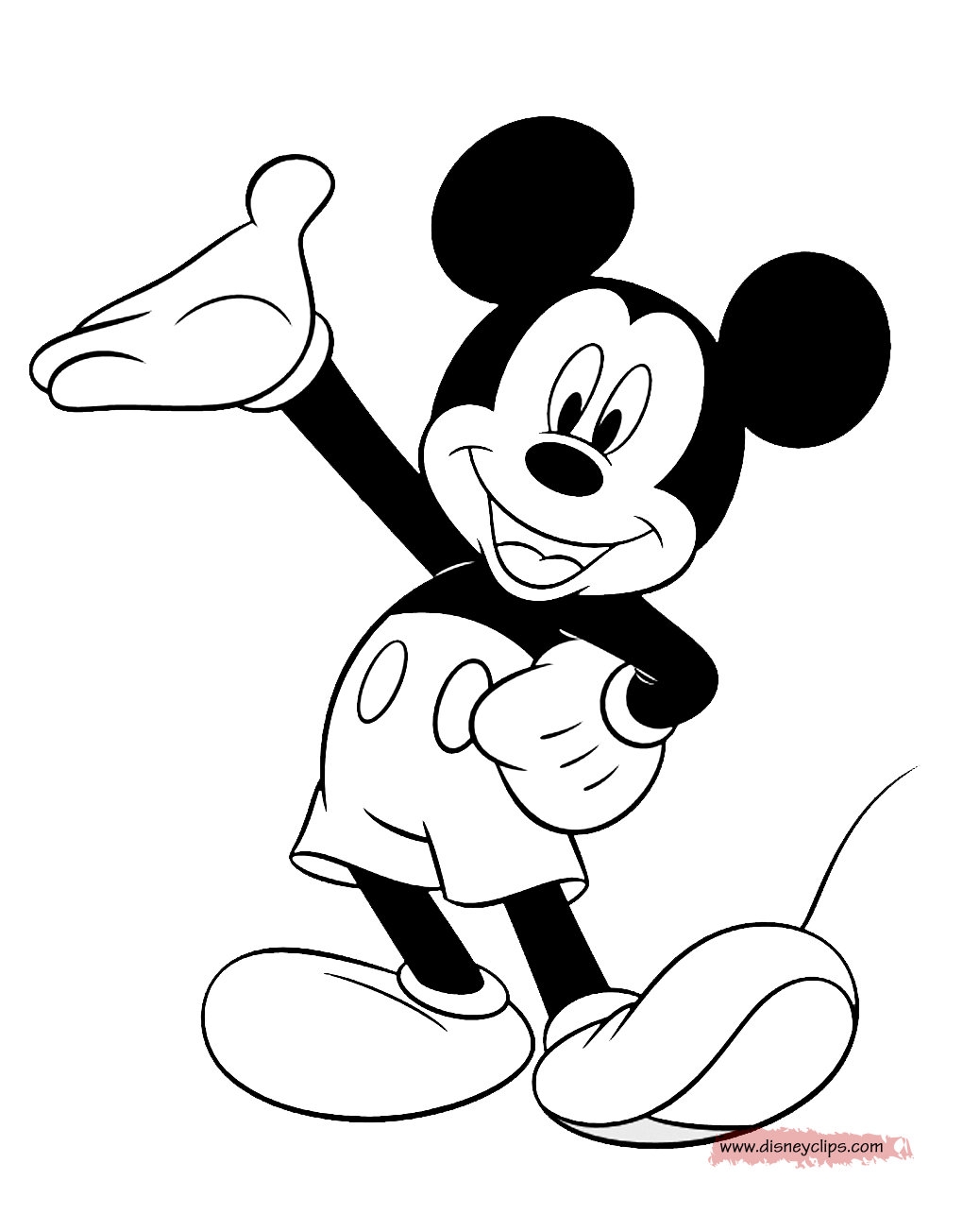 mickey mouse coloring book