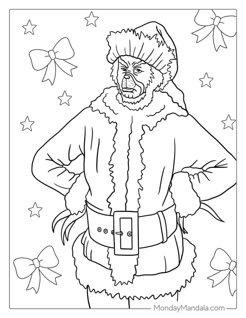the grinch coloring sheets