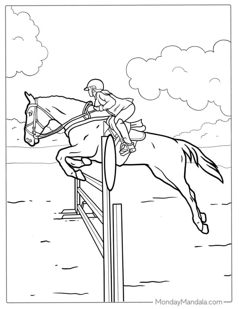 51 Horse Coloring Pages Free PDF Printables 51 Horse Coloring Pages Free PDF Printables