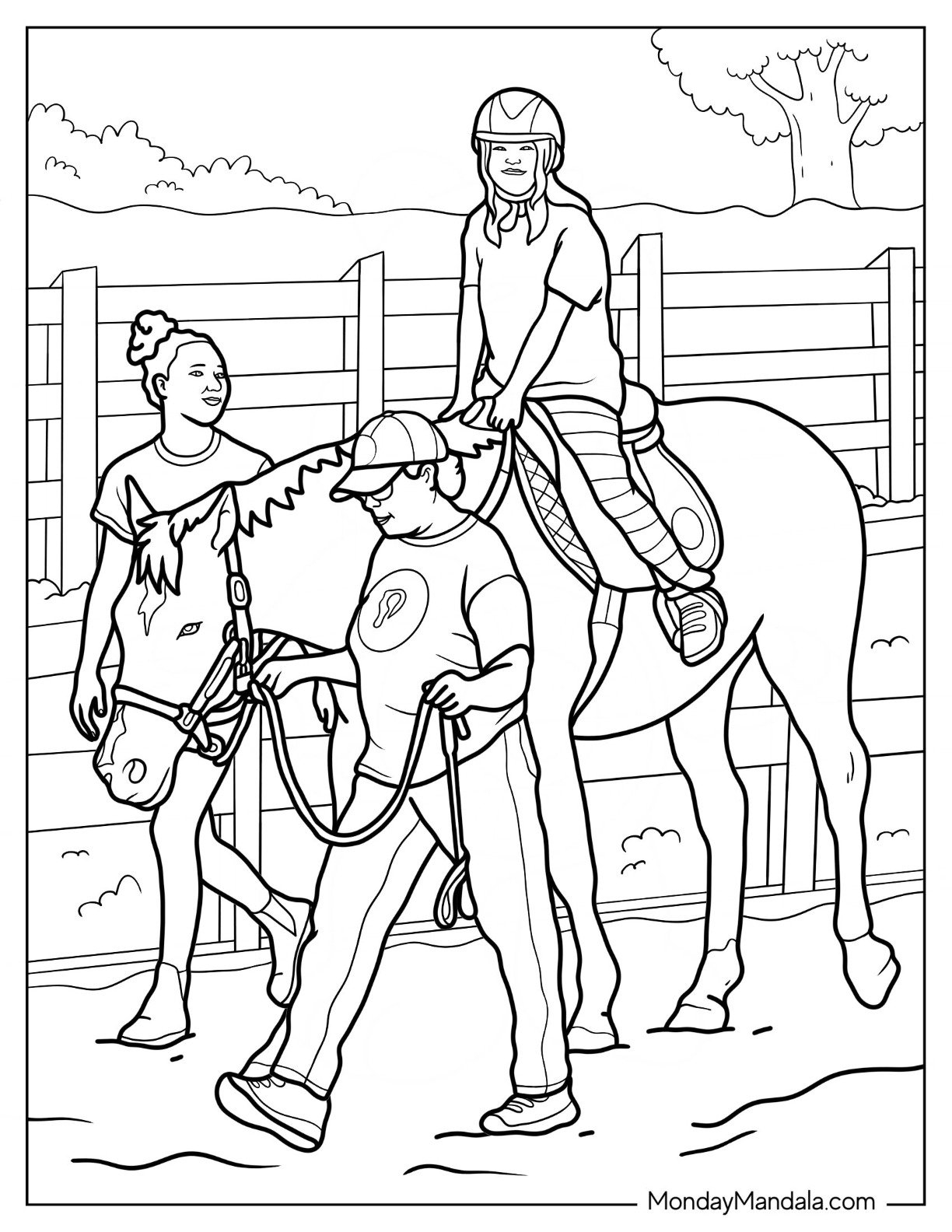 print horse coloring pages