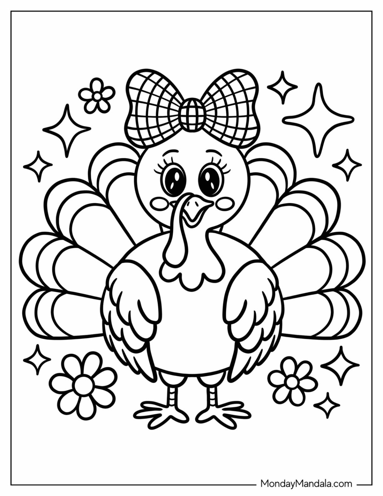 printable turkey coloring pages