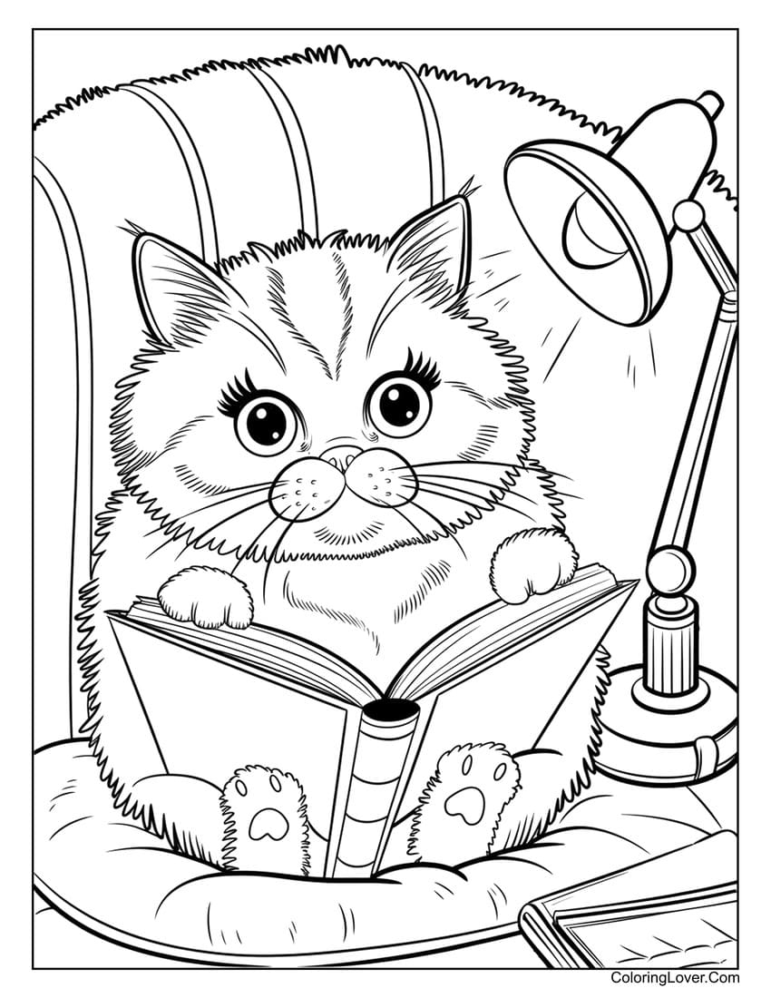 54 Cat Coloring Pages Free Printables For All Ages 