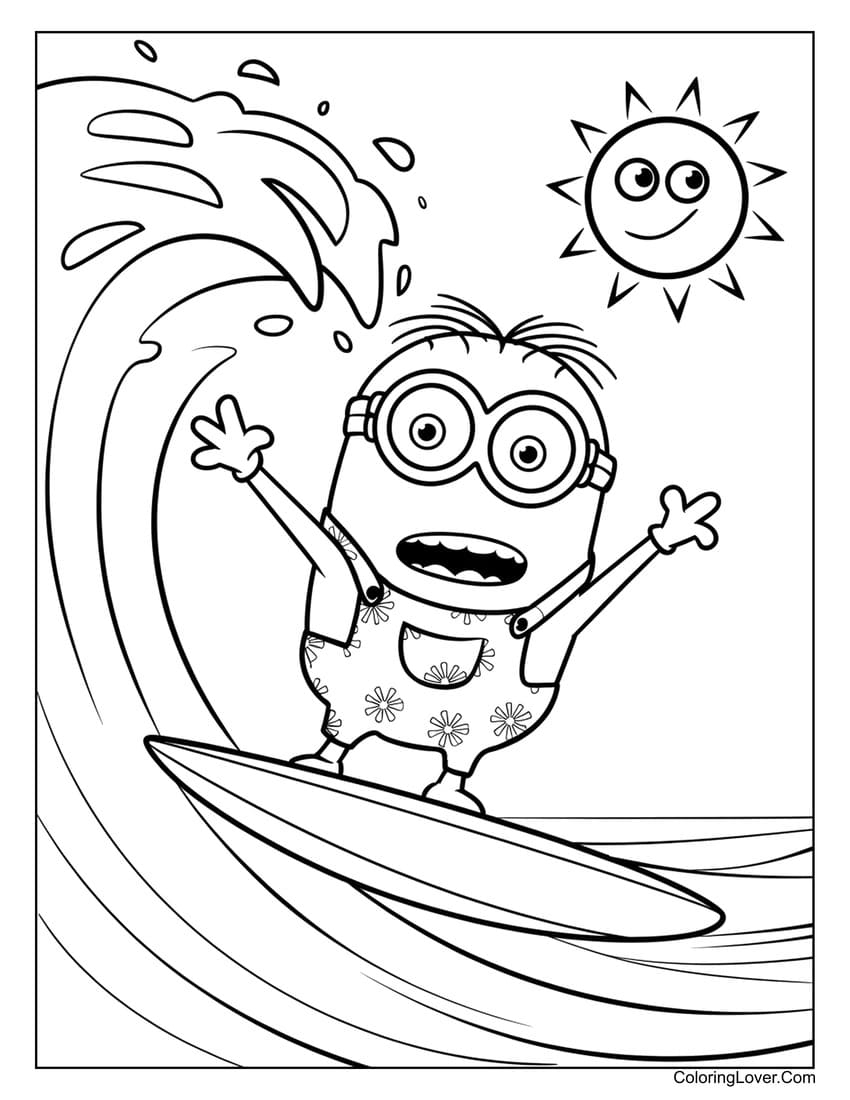 54 Minion Coloring Pages Free Printables For All Ages 