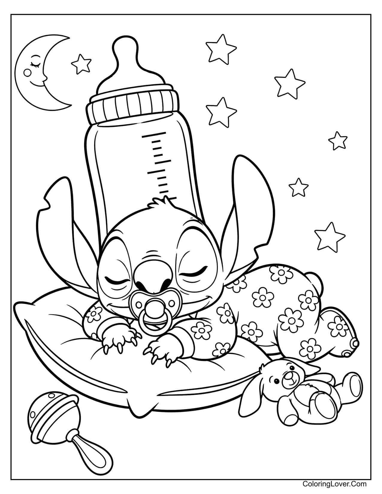 54 Stitch Coloring Pages Free Printables For All Ages 