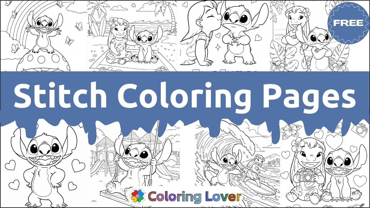 54 Stitch Coloring Pages Free Printables For All Ages 54 Stitch Coloring Pages Free Printables For All Ages