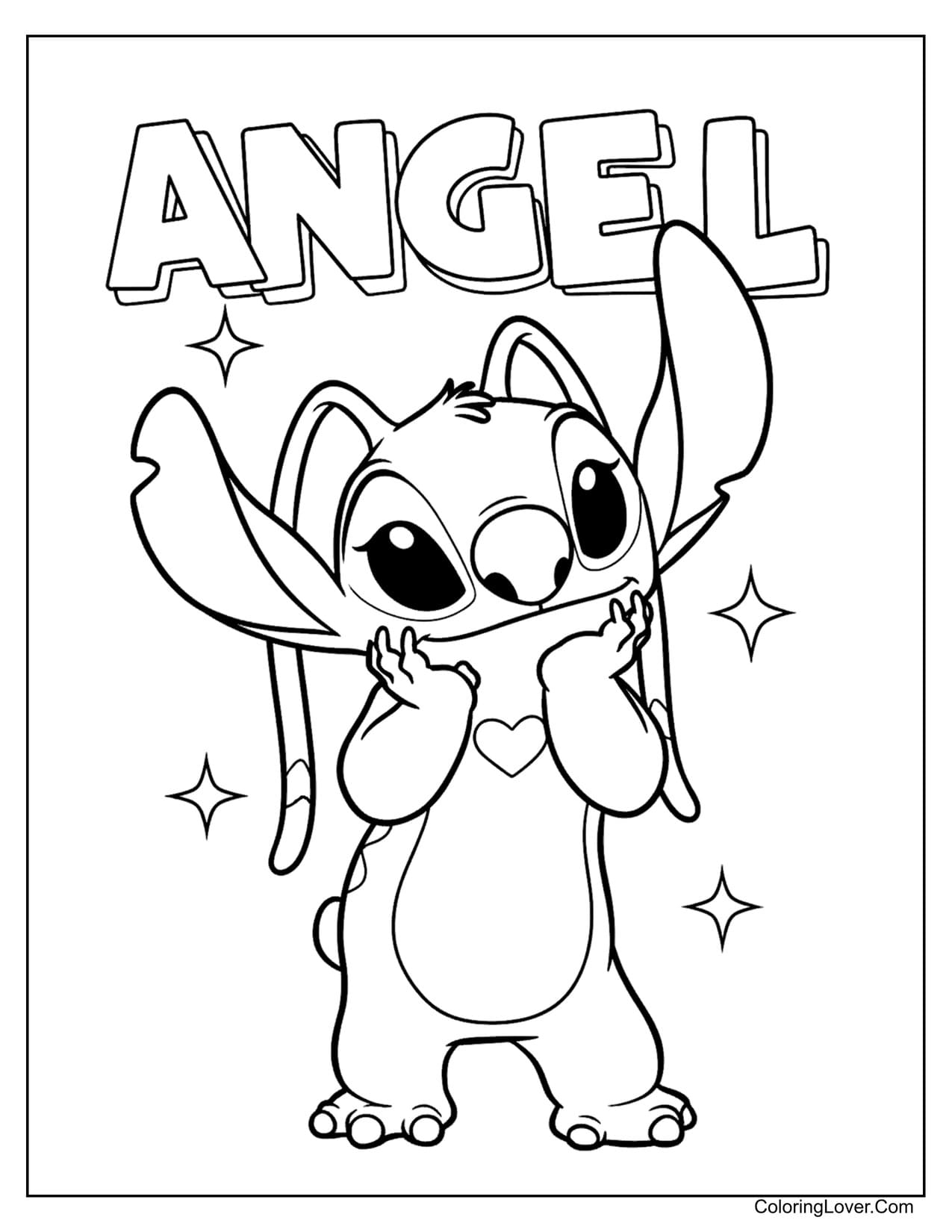 54 Stitch Coloring Pages Free Printables For All Ages 