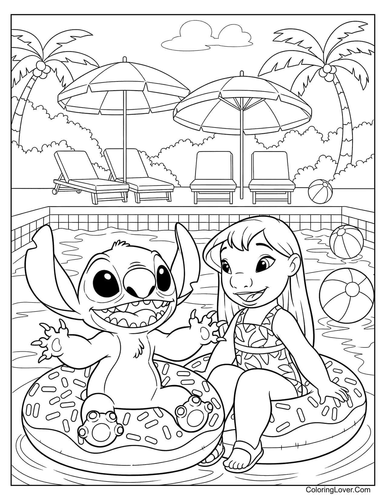lilo and stitch coloring pages