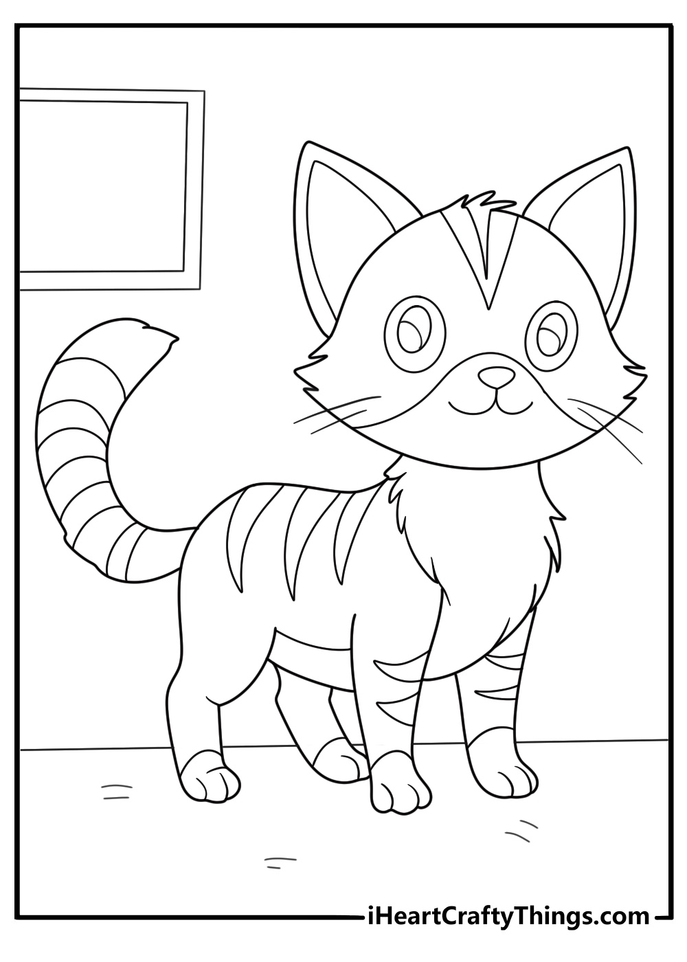 free cat coloring pages