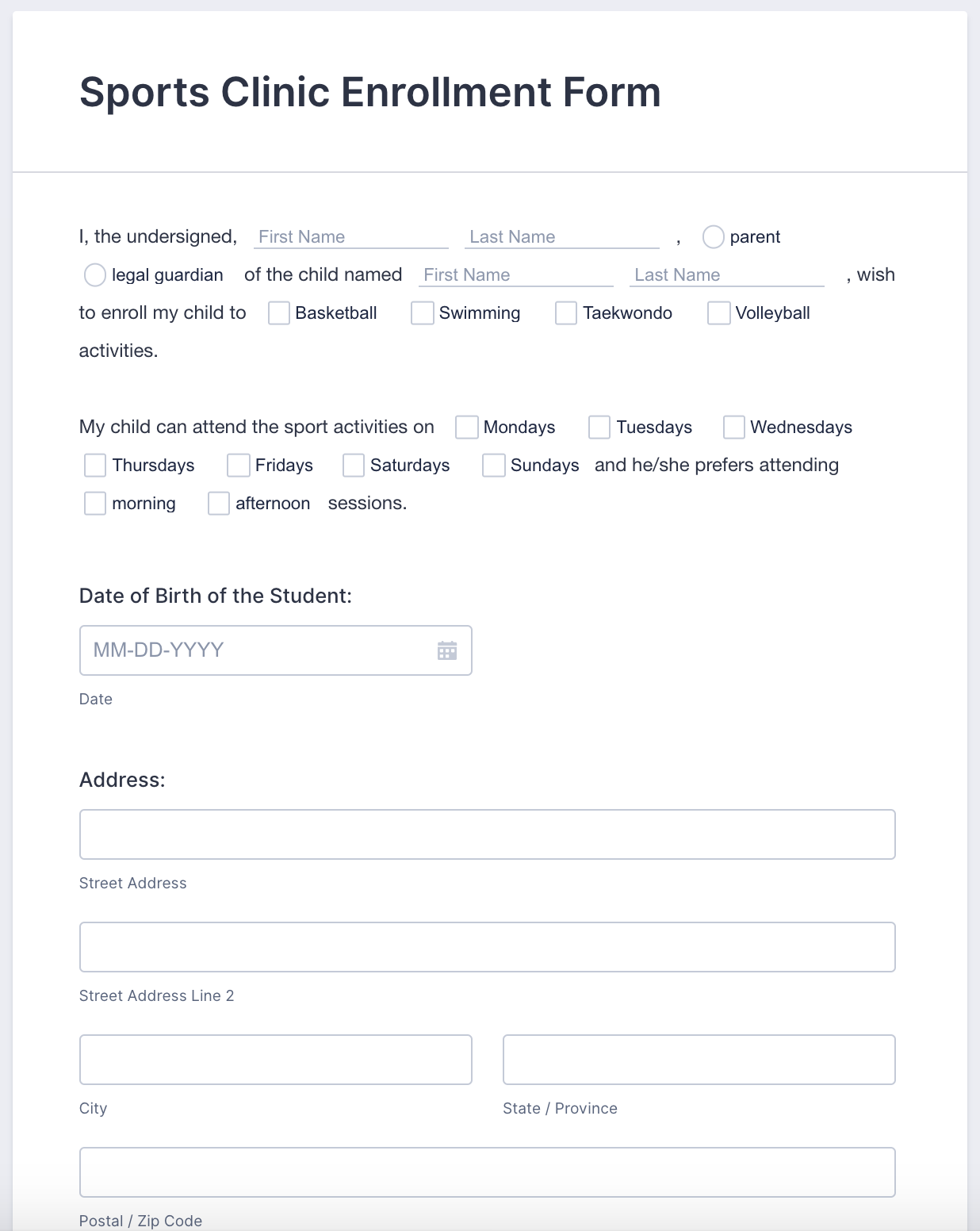 6 Fill In The Blank Templates For A Safer Contactless Experience The Jotform Blog