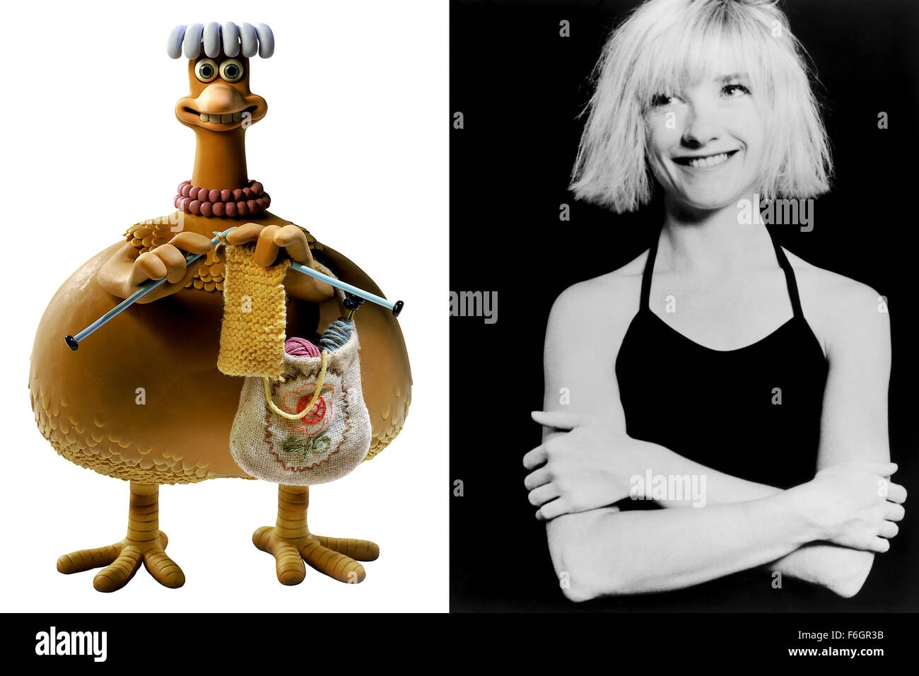60 08 2000 Hollywood CA USA JANE HORROCKS As The Voice Of Babs In The Family Comedy Chicken Run Directed By Peter Lord And Nick Park Stock Photo Alamy