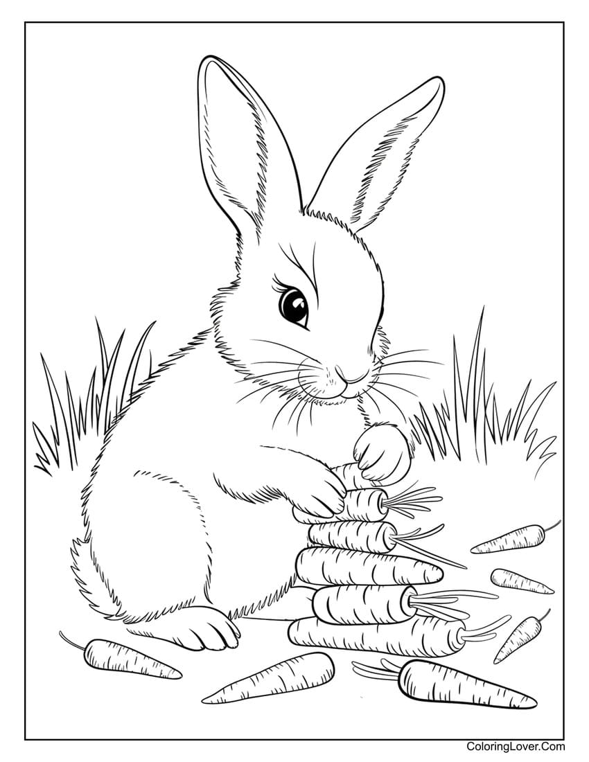 60 Bunny Coloring Pages Free Printables For All Ages 60 Bunny Coloring Pages Free Printables For All Ages