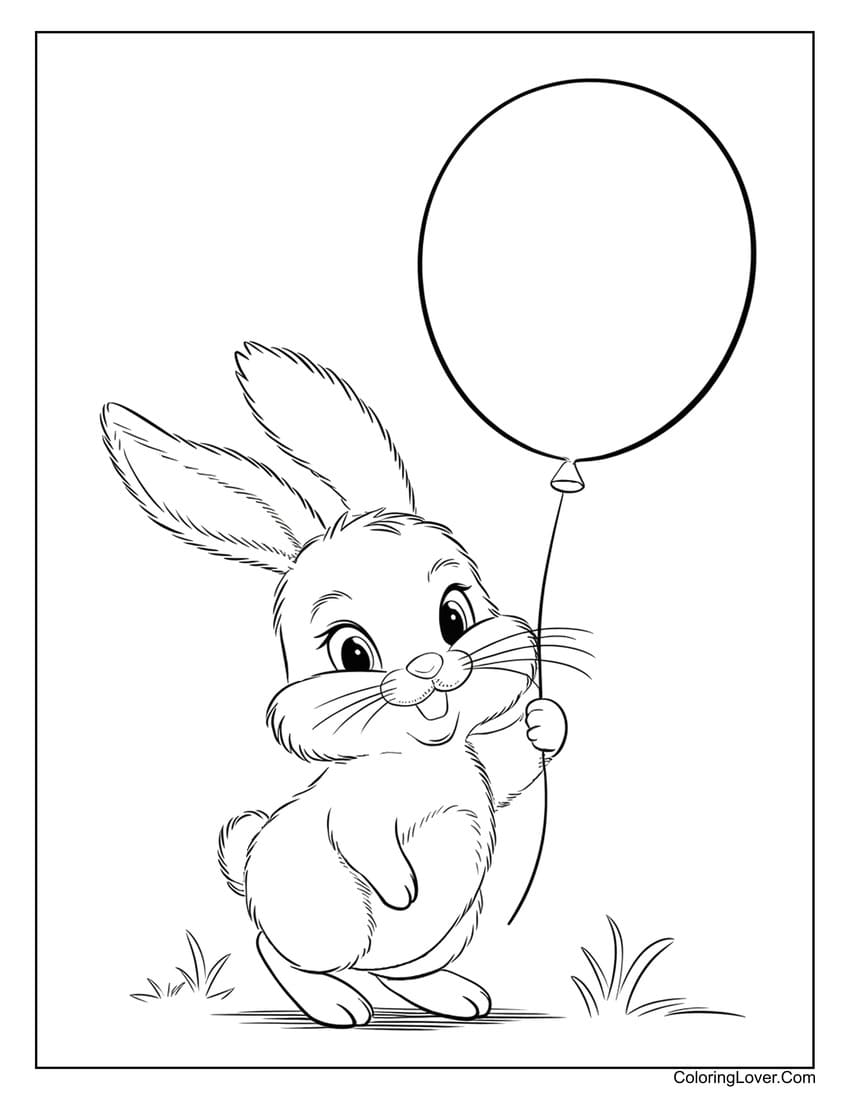 60 Bunny Coloring Pages Free Printables For All Ages 