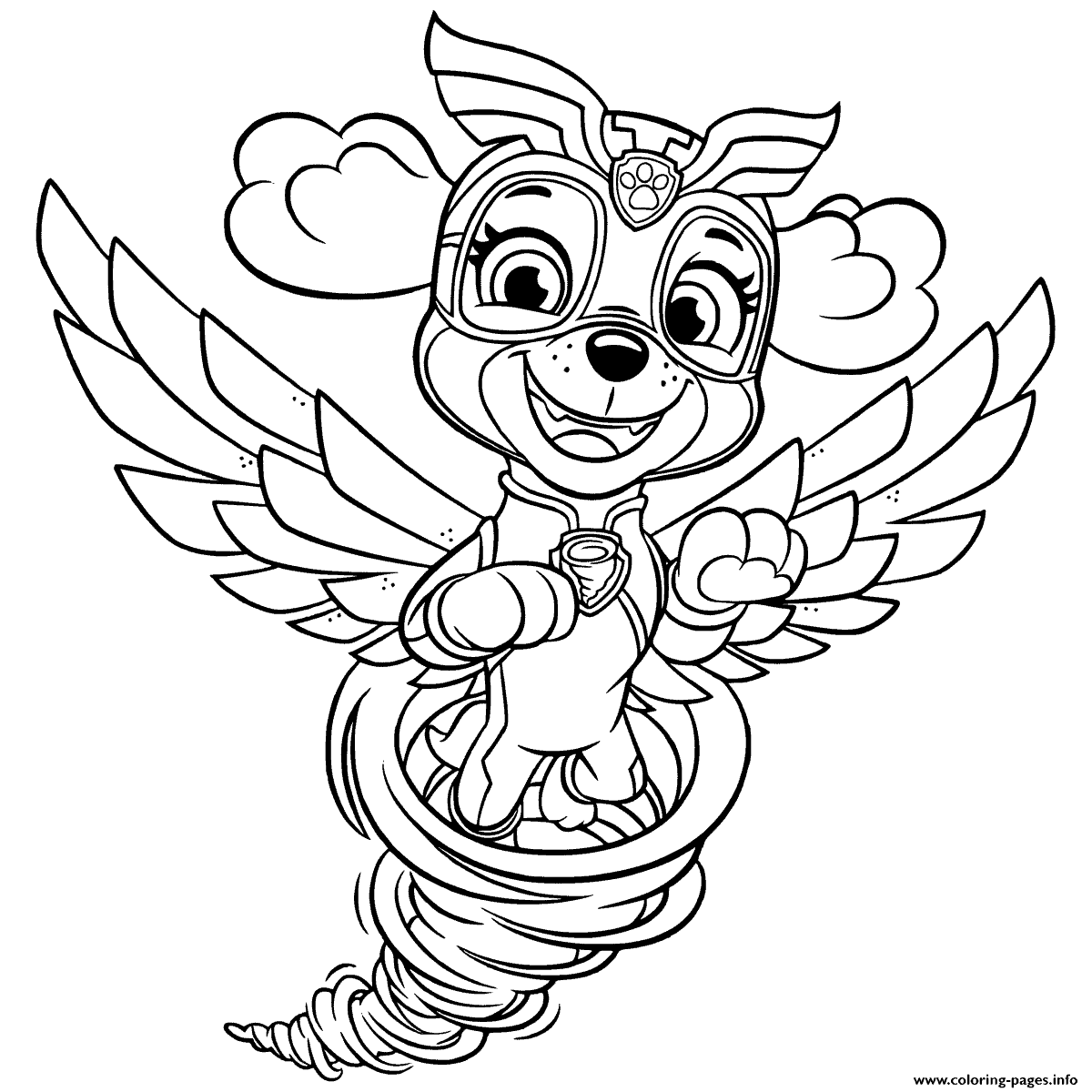 paw patrol coloring sheet