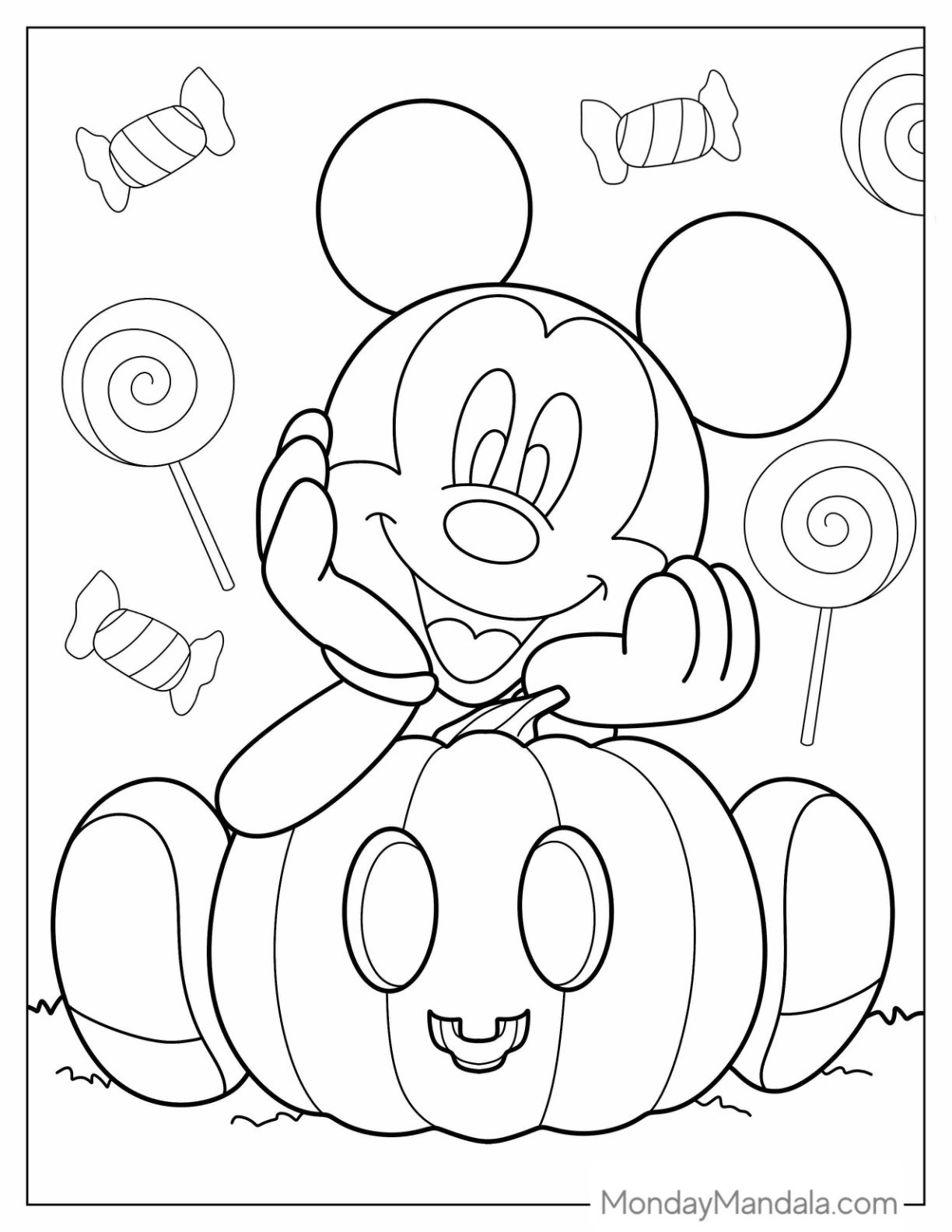 60 Pumpkin Coloring Pages Free PDF Printables 