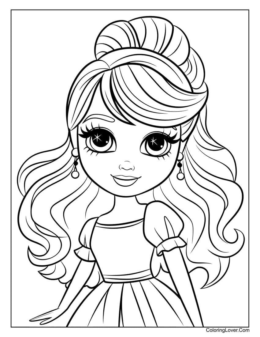 66 Barbie Coloring Pages Free Printables For Girls 