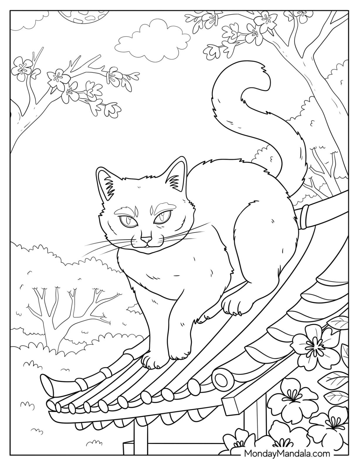 printable cats coloring pages