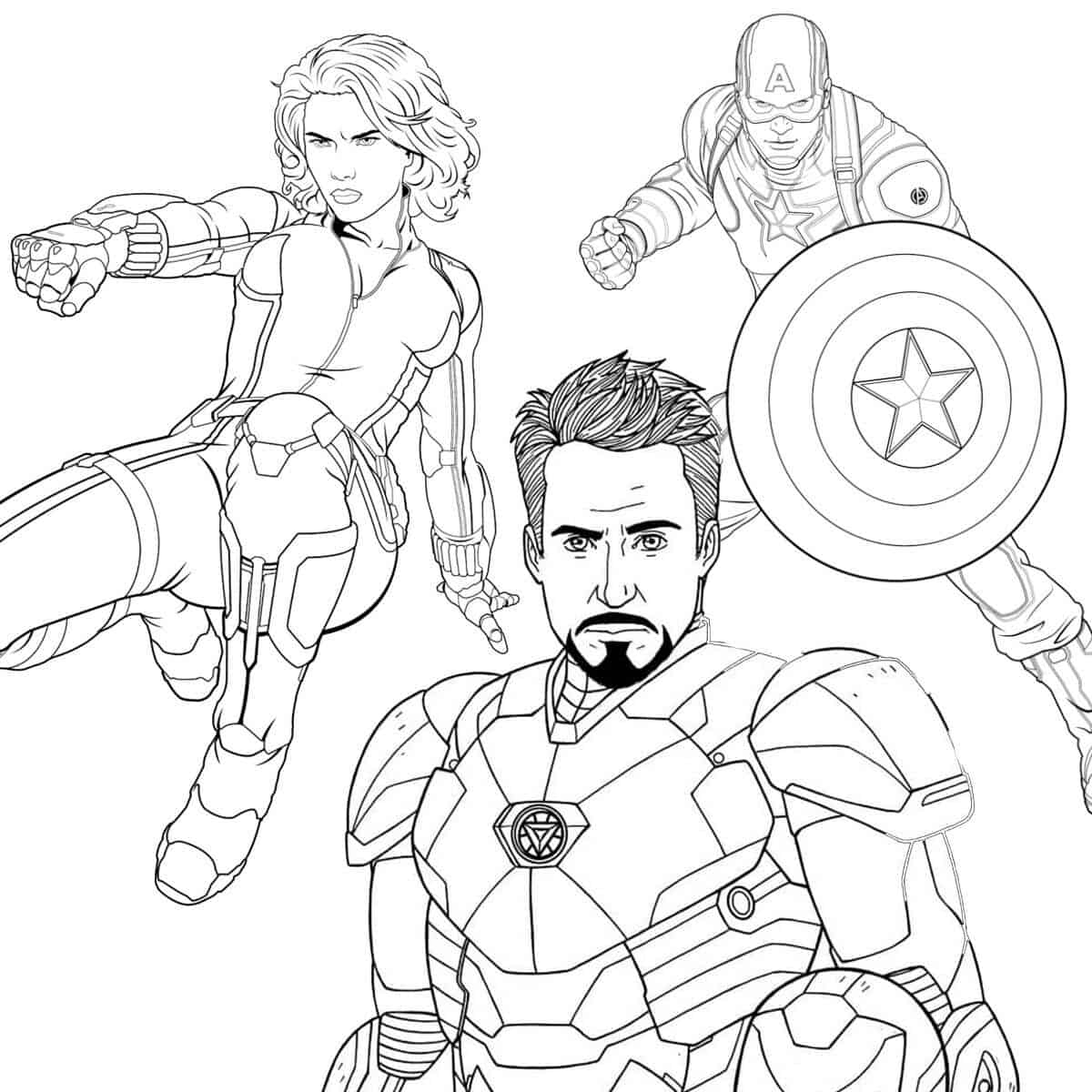 70 Avengers Coloring Pages For Free Artsy Pretty Colors