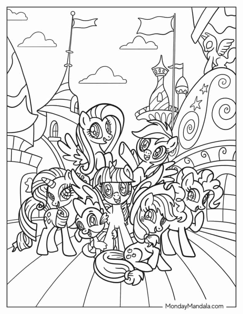 70 My Little Pony Coloring Pages Free PDF Printables 