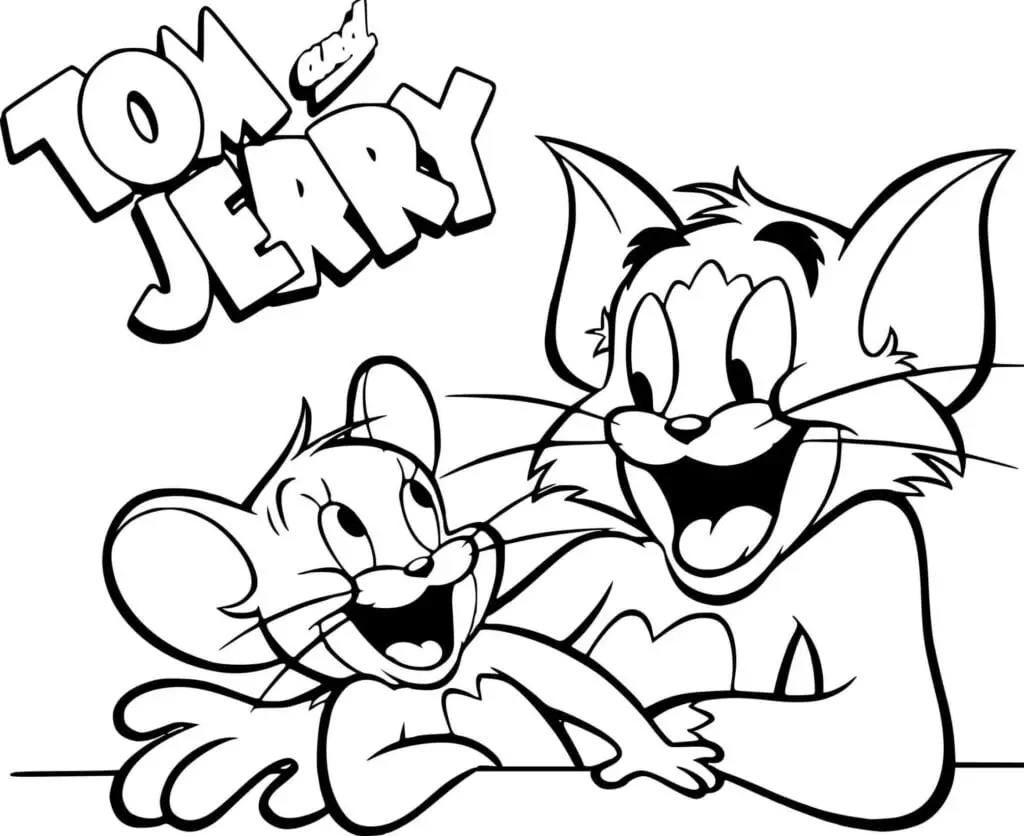 tom and jerry coloring pages