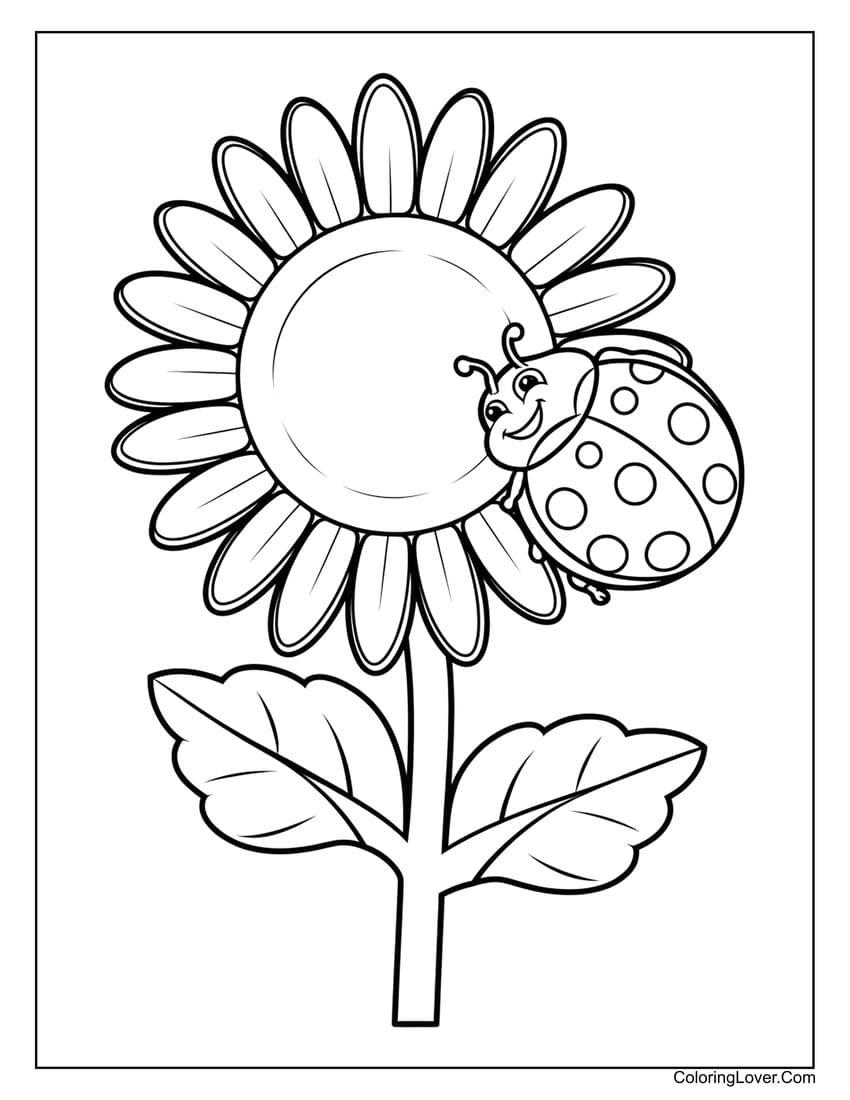 printable coloring pages for flowers