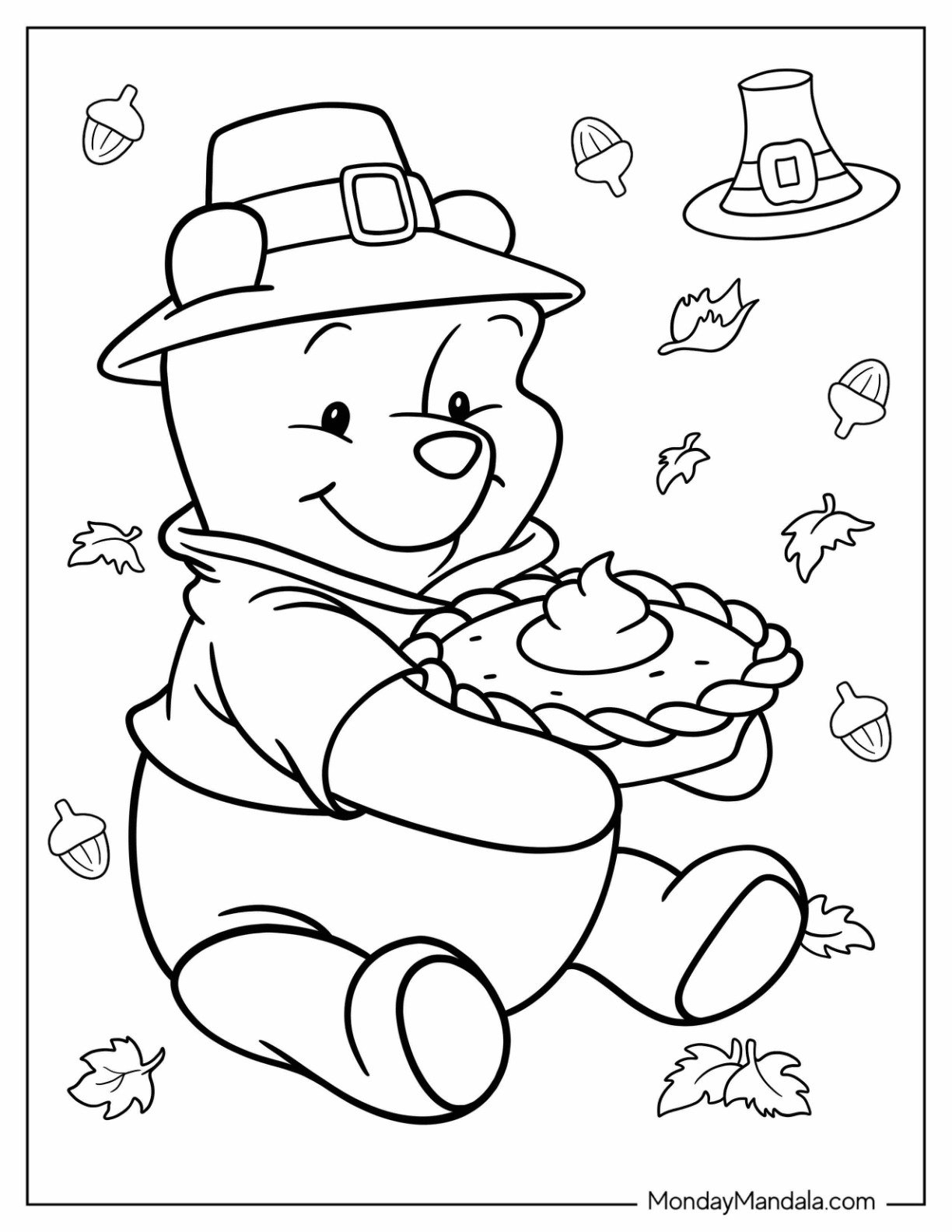 children's fall coloring pages