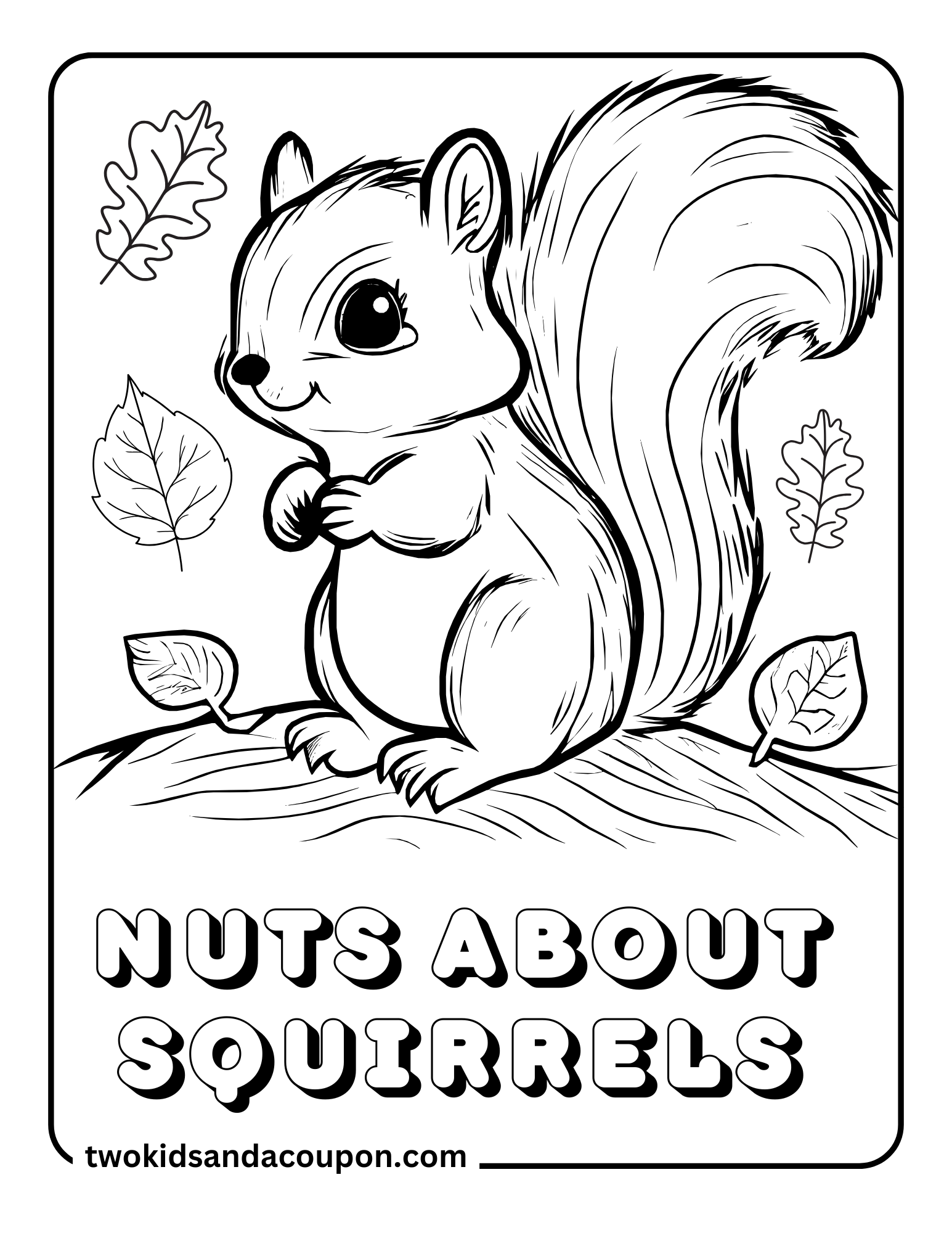 9 Free Printable Squirrel Coloring Pages 9 Free Printable Squirrel Coloring Pages