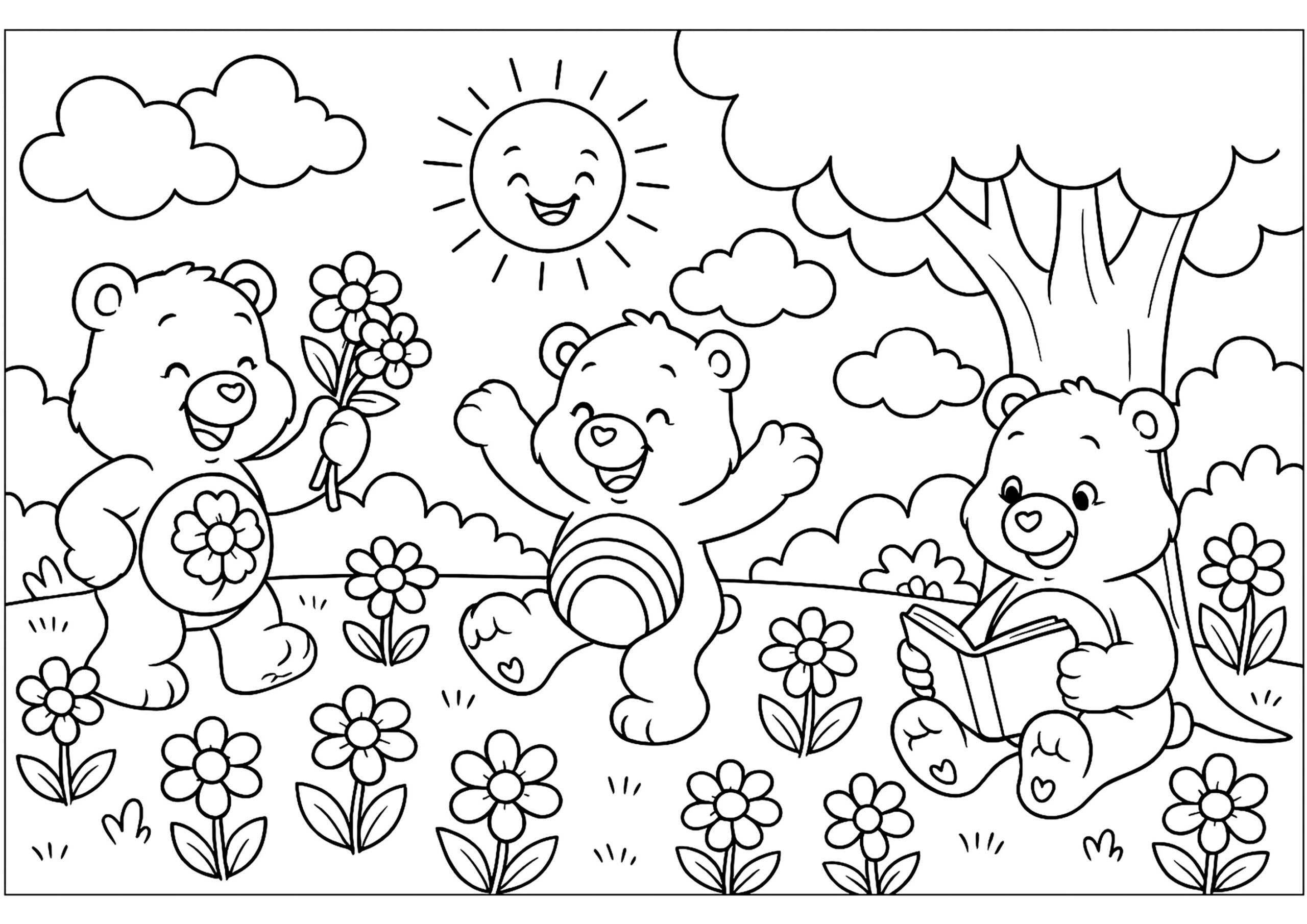 care bears coloring pages