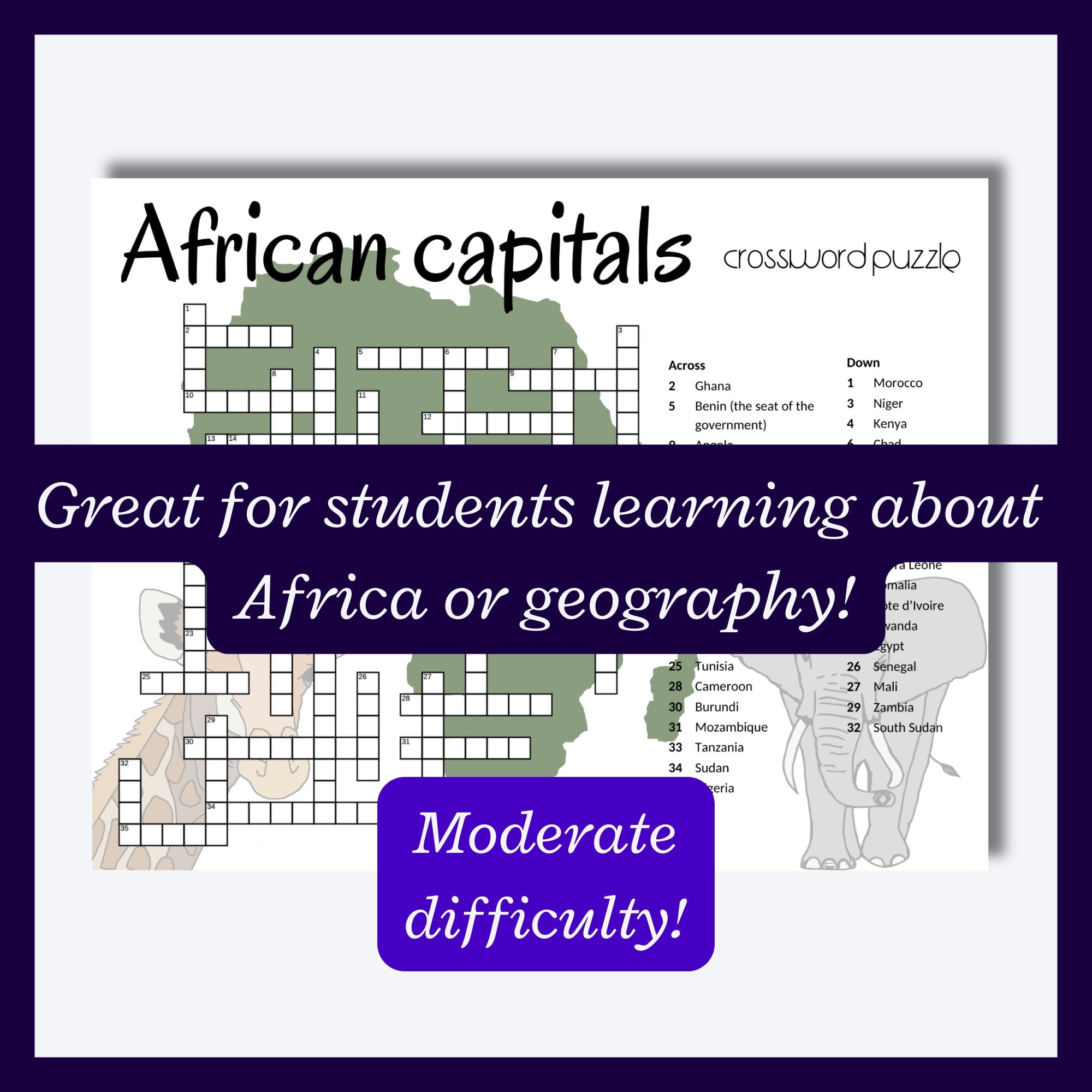 ghana capital crossword clue