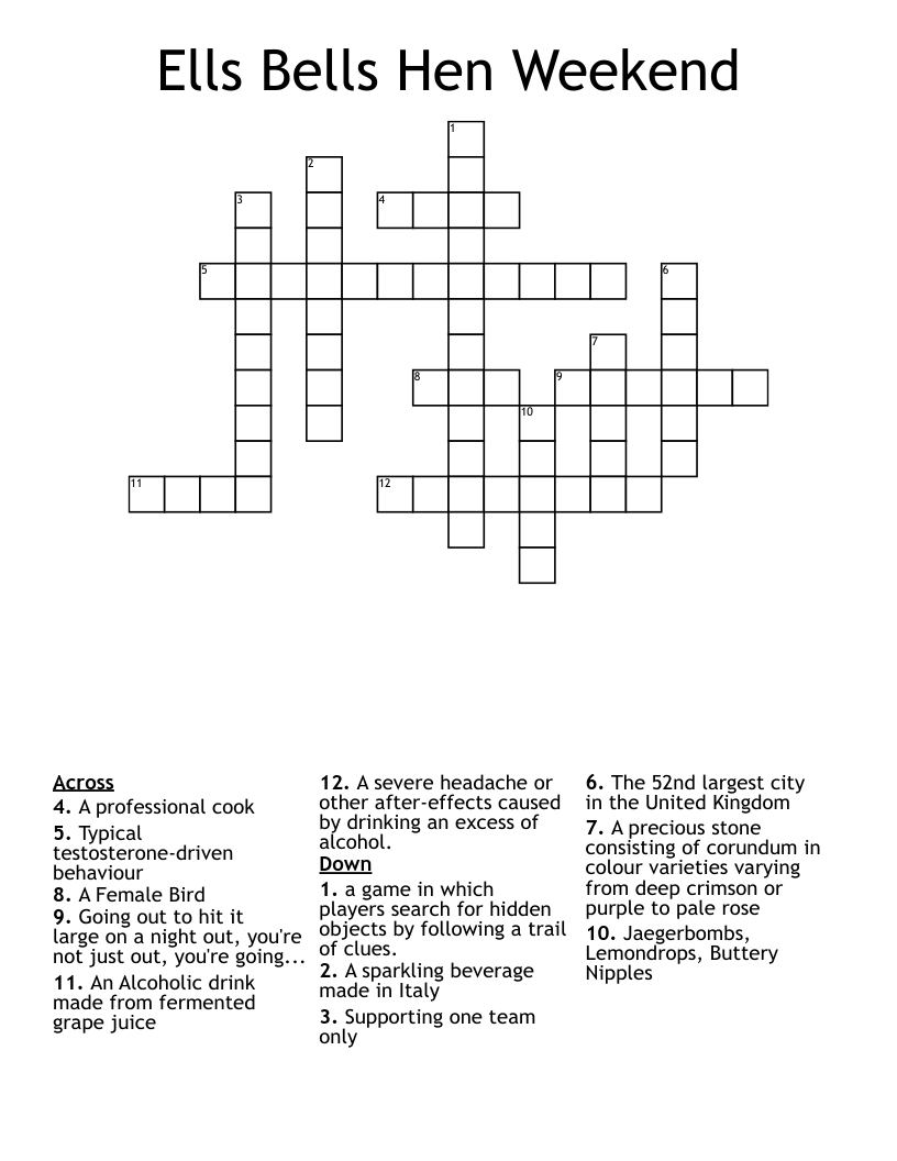 Alcohol Crossword WordMint Alcohol Crossword WordMint