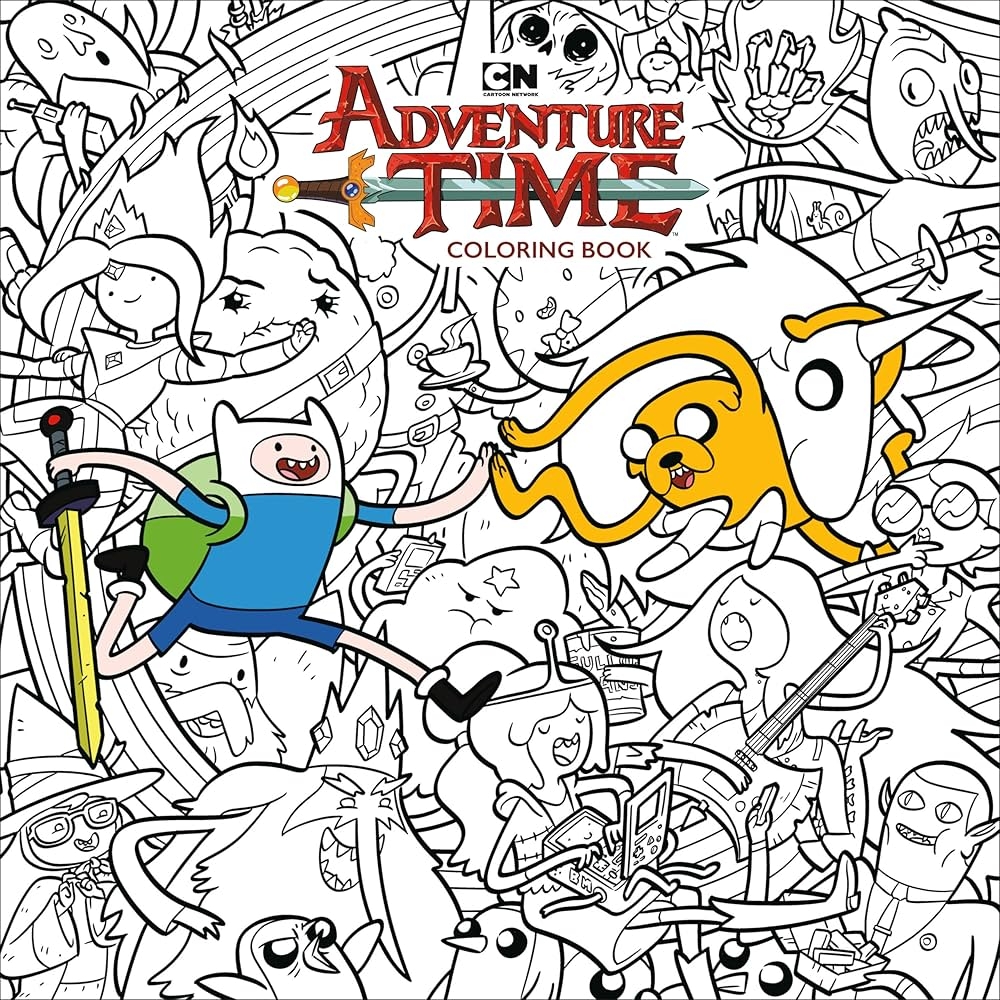 Amazon Adventure Time Adult Coloring Book Volume 1 9781506708003 Cartoon Network Books