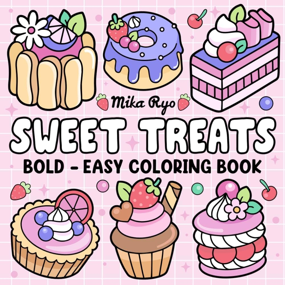 candy coloring book pages