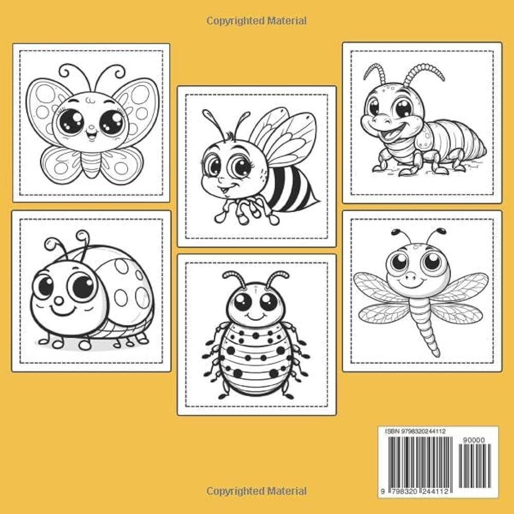 bugs and insects coloring pages