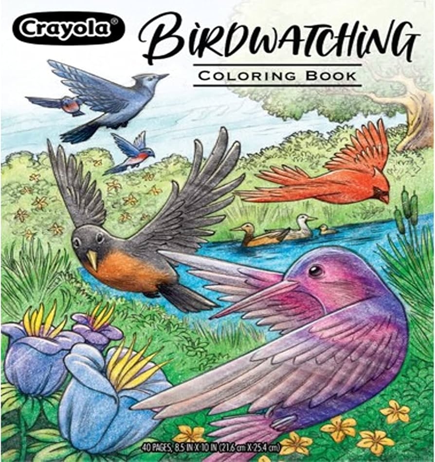 Amazon Crayola Bird Coloring Book 40pgs Adult Coloring Pages 8 5 X 10 Stress Relieving Coloring Mindfulness Activity For Adults Everything Else Amazon Crayola Bird Coloring Book 40pgs Adult Coloring Pages 8 5 X 10 Stress Relieving Coloring Mindfulness Activity For Adults Everything Else