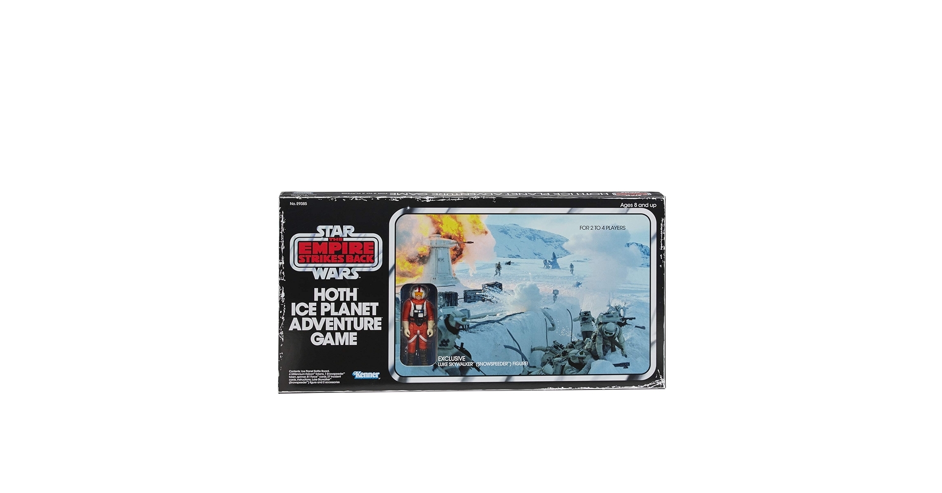 Amazon Hasbro Gaming Star Wars The Empire Strikes Back Hoth Ice Planet Adventure Board Game Based On The 1980 Board Game Exclusive Luke Skywalker Snowspeeder Figure Toys Games