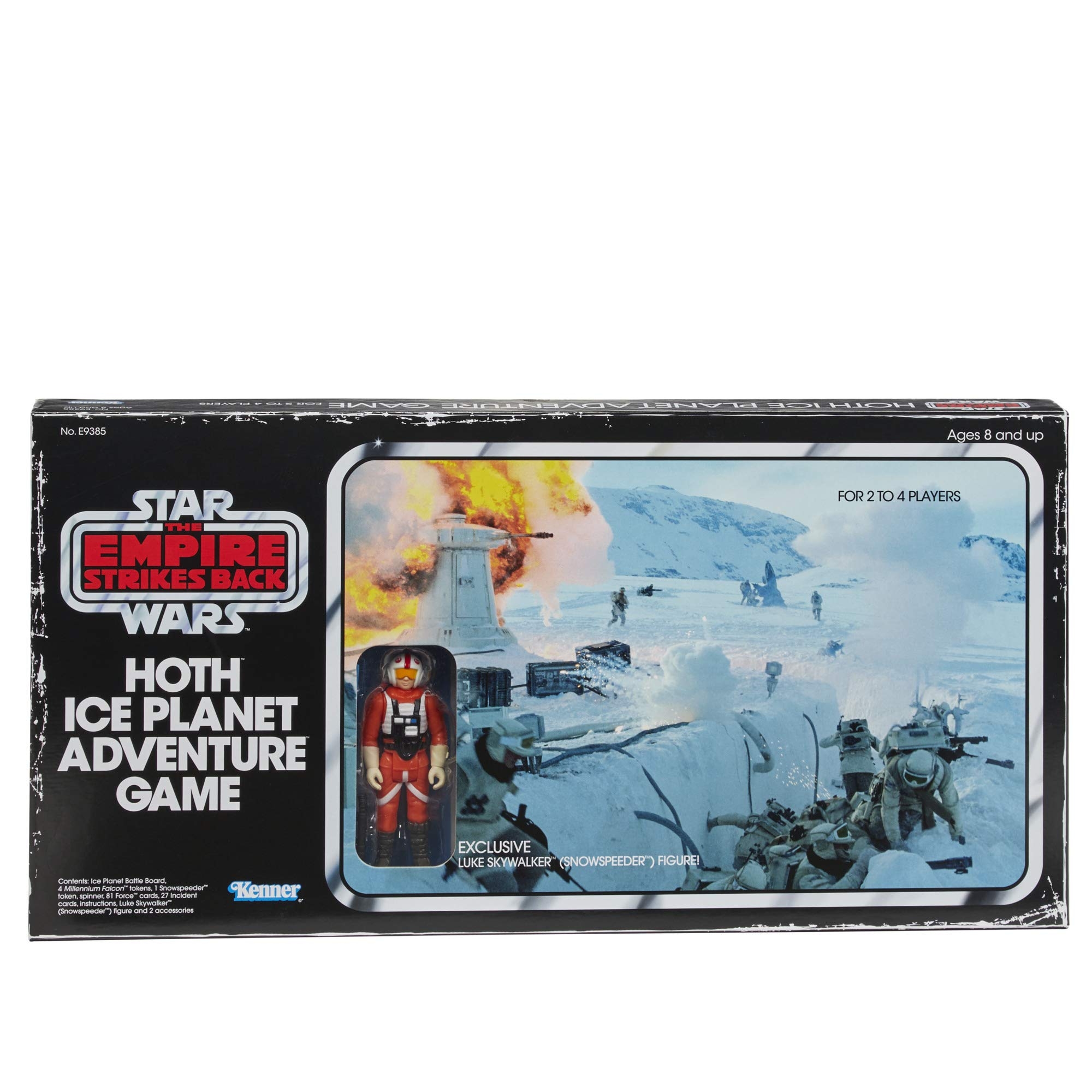 Amazon Hasbro Gaming Star Wars The Empire Strikes Back Hoth Ice Planet Adventure Board Game Based On The 1980 Board Game Exclusive Luke Skywalker Snowspeeder Figure Toys Games