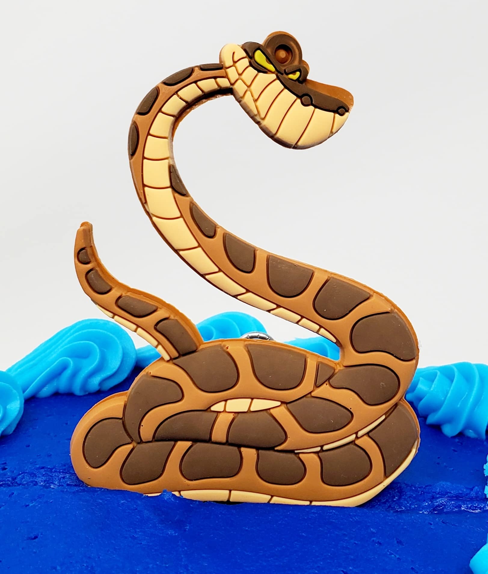 Amazon Jungle Book Kaa Python Snake Themed Birthday Cake Topper Set Unique Design Toys Games